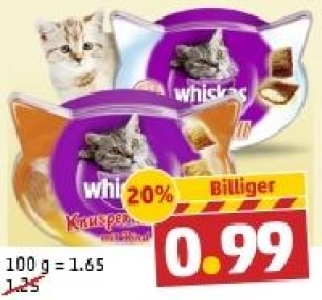 WHISKAS Snacks 0.99 €
