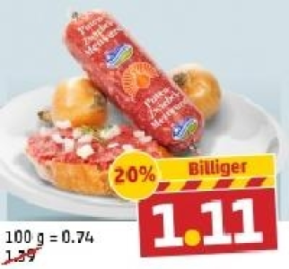 TIMMENDORFER Puten-Zwiebel-Mettwurst 1.11 €