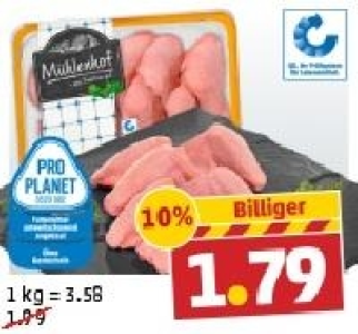 MÜHLENHOF Frische Hähnchen-Flügel 1.79 €