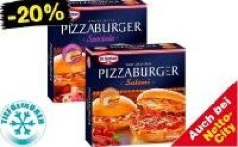 Dr. Oetker Pizzaburger 2.29 €