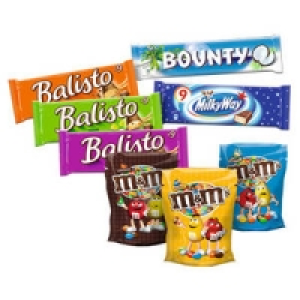 MilkyWay, Balisto Korn-Mix oder m&ms Peanut 1.49 €