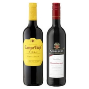 Südafrika Nederburg, Spanien Rioja Campo Viejo Tempranillo oder Rosado 3.99 €