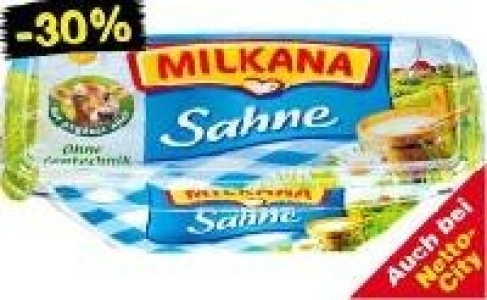Milkana Schmelzkäsezubereitung 1.39 €