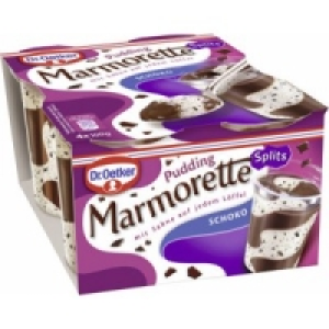 Dr. Oetker Marmorette Dessert mit Sahne/Paula Pudding 1.09 €