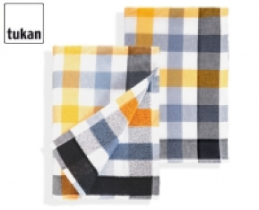 TUKAN®Universelle Geschirrtücher, 2 Stück