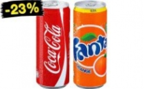 Coca-Cola oder Fanta 0.45 €