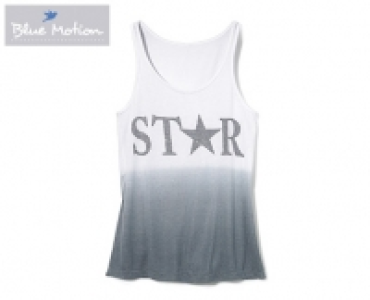 BLUE MOTION&reg;Top, dip-dyed