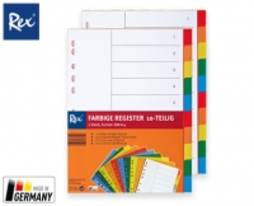 REX®Kunststoff-Register, DIN A4 1.29 €