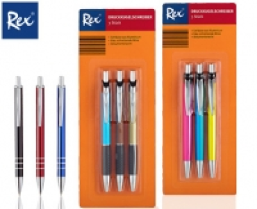 REX&reg;Druckkugelschreiber, 3 oder 5 St&uuml;ck 1.59&nbsp;&euro;