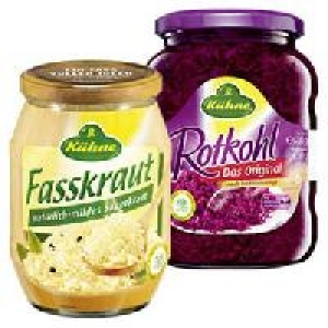 K&uuml;hne Fasskraut oder Rotkohl 0.89&nbsp;&euro;