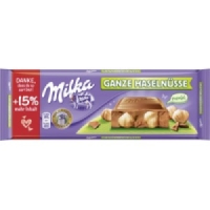 Milka Tafelschokolade + 15 % mehr Inhalt