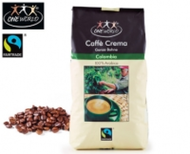 ONE WORLD&reg;Caff&egrave; Crema, ganze Bohne 10.99&nbsp;&euro;