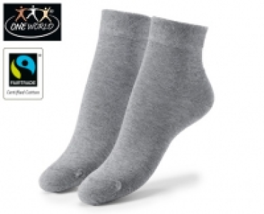 ONE WORLD&reg;Socken mit Fairtrade-Baumwolle, 2 Paar