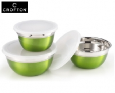 CROFTON®Schüssel-Set mit Deckel, 3-teilig 5.99 €