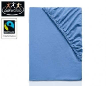 ONE WORLD&reg; Spannbetttuch Edel-Linon, Fairtrade