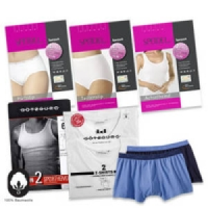Damen- oder Herren-Markenunterwäsche 12.99 €