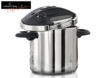 CROFTON® Chefs Collection Einhand-Schnellkochtopf mit Schnellverschlus