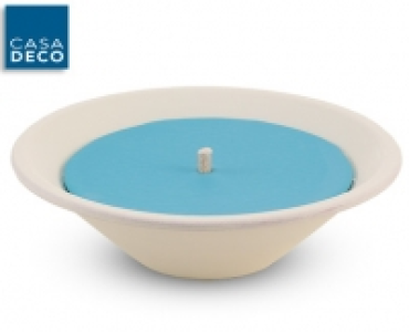 CASA DECO®Outdoorkerze in Terrakotta-Schale