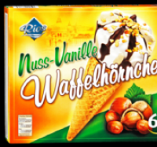 RIOS Waffelh&ouml;rnchen Nuss-Vanille oder Erdbeere 1.39&nbsp;&euro;