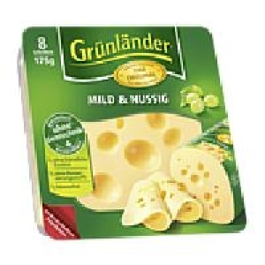 Grünländer Käse-Scheiben oder -Würfel 1.59 €