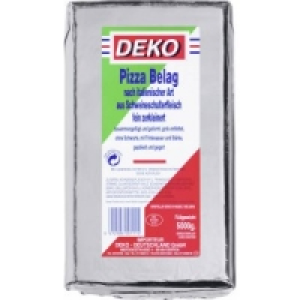 Deko Pizza Belag