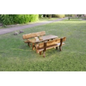 Massivholz Sitzgruppe 160 x 80 cm