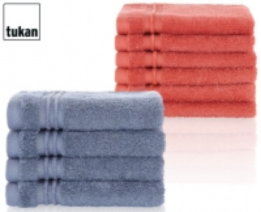 TUKAN®4 oder 6 Gästetücher aus Bambusfrottier