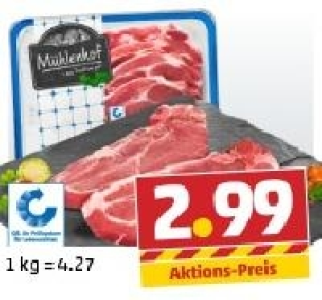 MÜHLENHOF Frisches Schweine-Nackenkotelett 2.99 €
