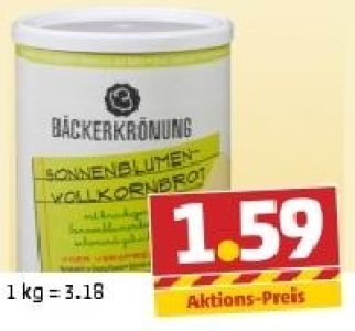 BÄCKERKRÖNUNG Dosenbrot 1.59 €