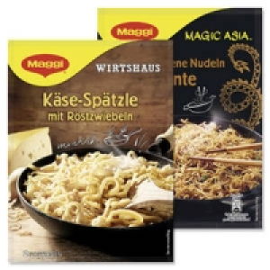Maggi Magic Asia Gebratene Nudeln oder Wirtshaus Schw&auml;bische K&auml;se-Sp&auml;t 0.99&nbsp;&euro;