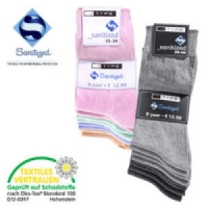 Damen- oder Herren Socken Sanitized 9.99&nbsp;&euro;