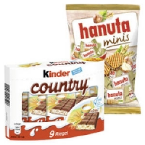kinder country oder hanuta minis 1.59&nbsp;&euro;