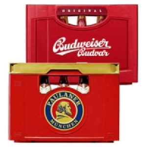 Paulaner Weissbier, Alkoholfrei oder Budweiser 13.99&nbsp;&euro;