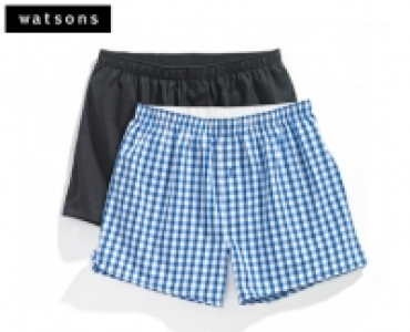 WATSONS&reg;Herren- oder Teenager-Boxershorts, gewebt, 2 St&uuml;ck