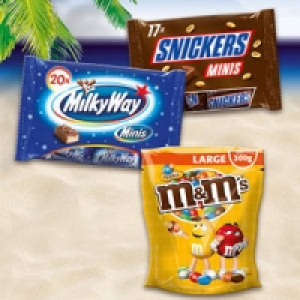 m&ms, Mars, Snickers, Twix, Bounty oder MilkyWay Minis 2.22&nbsp;&euro;