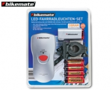 BIKEMATE&reg;LED&shy;&shy;-Fahrradleuchten&shy;&shy;Set