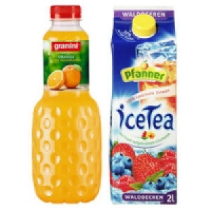 granini Trinkgenuss, Die Limo oder Pfanner Eistee 1.11&nbsp;&euro;