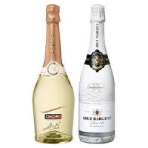 Cinzano Asti oder Brut Dargent Ice Chardonnay 4.99&nbsp;&euro;