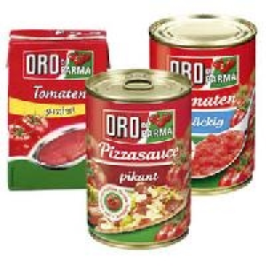 Oro di Parma Tomaten, st&uuml;ckig, passiert oder Pizzasauce 0.89&nbsp;&euro;