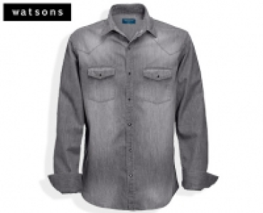 WATSONS&reg;Herren-Jeanshemd