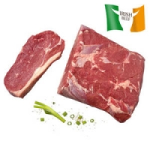 Frisches Irisches Rinderroastbeef oder Rumpsteaks 2.49 €