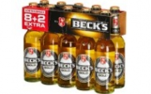 Becks Pils oder Gold 4.99 €