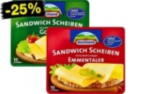 Hochland Sandwich Scheiben 1.49 €