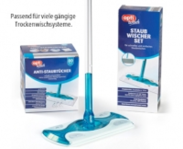 OPTIWISCH®Staubwischer-Set oder 80 Anti-Staubtücher