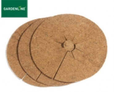 GARDENLINE®Winterschutz-Kokosscheiben, 3 Stück