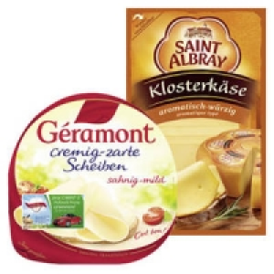 G&eacute;ramont Feine Scheiben Natur oder Saint Albray Klosterk&auml;se, aromatisc 1.79&nbsp;&euro;