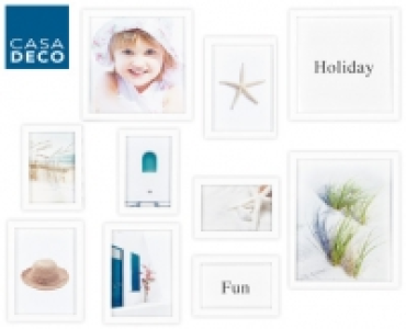 CASA DECO®Bilderrahmen-Set, 10-tlg.
