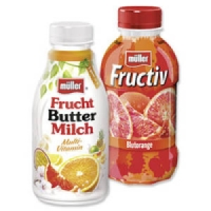 m&uuml;ller Drink Fructiv oder Fruchtbuttermilch 0.69&nbsp;&euro;