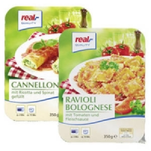 Cannelloni, Ravioli Bolognese oder Rigatoni Arrabiata 1.29&nbsp;&euro;