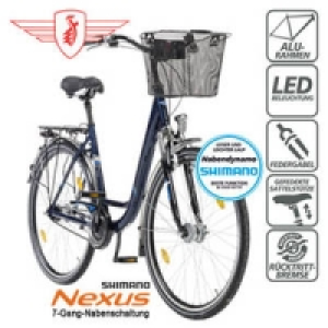 ZÜNDAPP Alu-Citybike Red 5.0 26er oder 28er 279.20 €